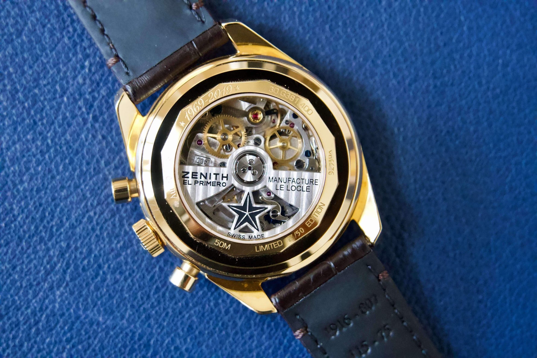 SOLD OUT: Zenith El Primero Revival G381 Chronograph HODINKEE Limited Edition 18k Gold Panda Dial 50 year Warranty 30.G381.400 - WearingTime Luxury Watches