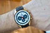 SOLD OUT: Zenith El Primero Revival G381 Chronograph HODINKEE Limited Edition 18k Gold Panda Dial 50 year Warranty 30.G381.400