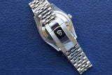 SOLD: ROLEX DATEJUST 36 WIMBLEDON Jubilee 126234 GREEN Rhodium ROMAN Box and Papers 18K Bezel