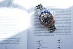 SOLDOUT: 1984 Rolex GMT Master ii Pepsi 16750 Jubilee Bracelet Ghost Bezel Vintage - WearingTime Luxury Watches
