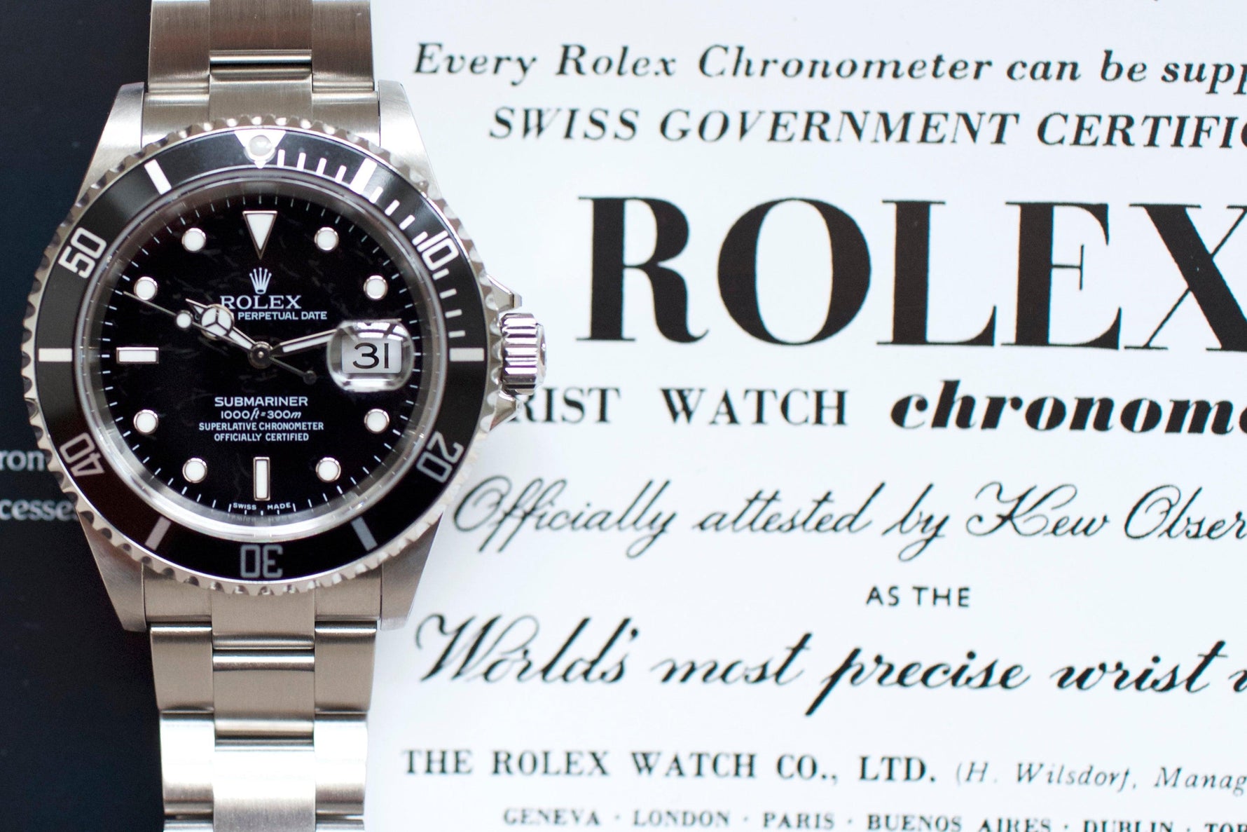 SOLDOUT: 2006 Rolex Submariner 16610 "T" - WearingTime Luxury Watches
