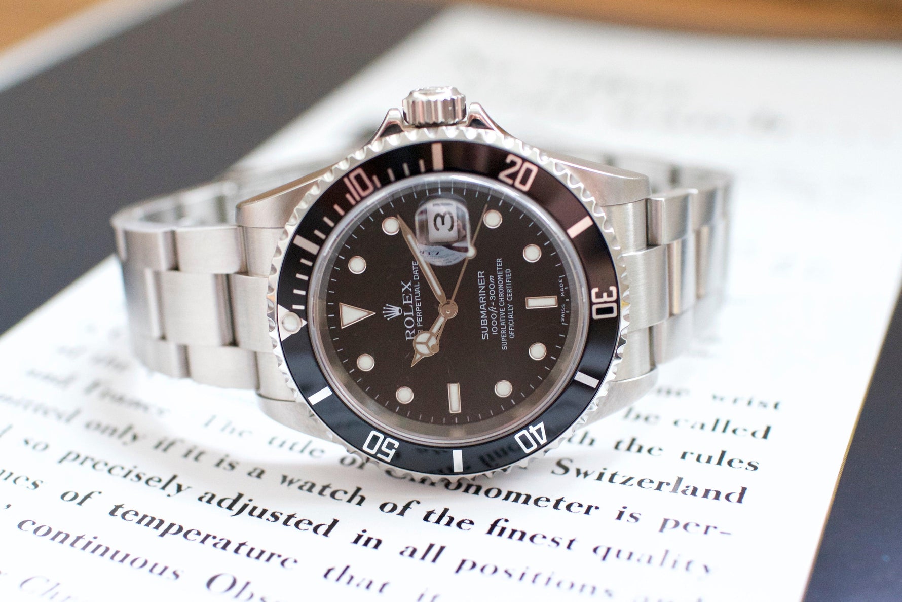 SOLDOUT: 2006 Rolex Submariner 16610 "T" - WearingTime Luxury Watches