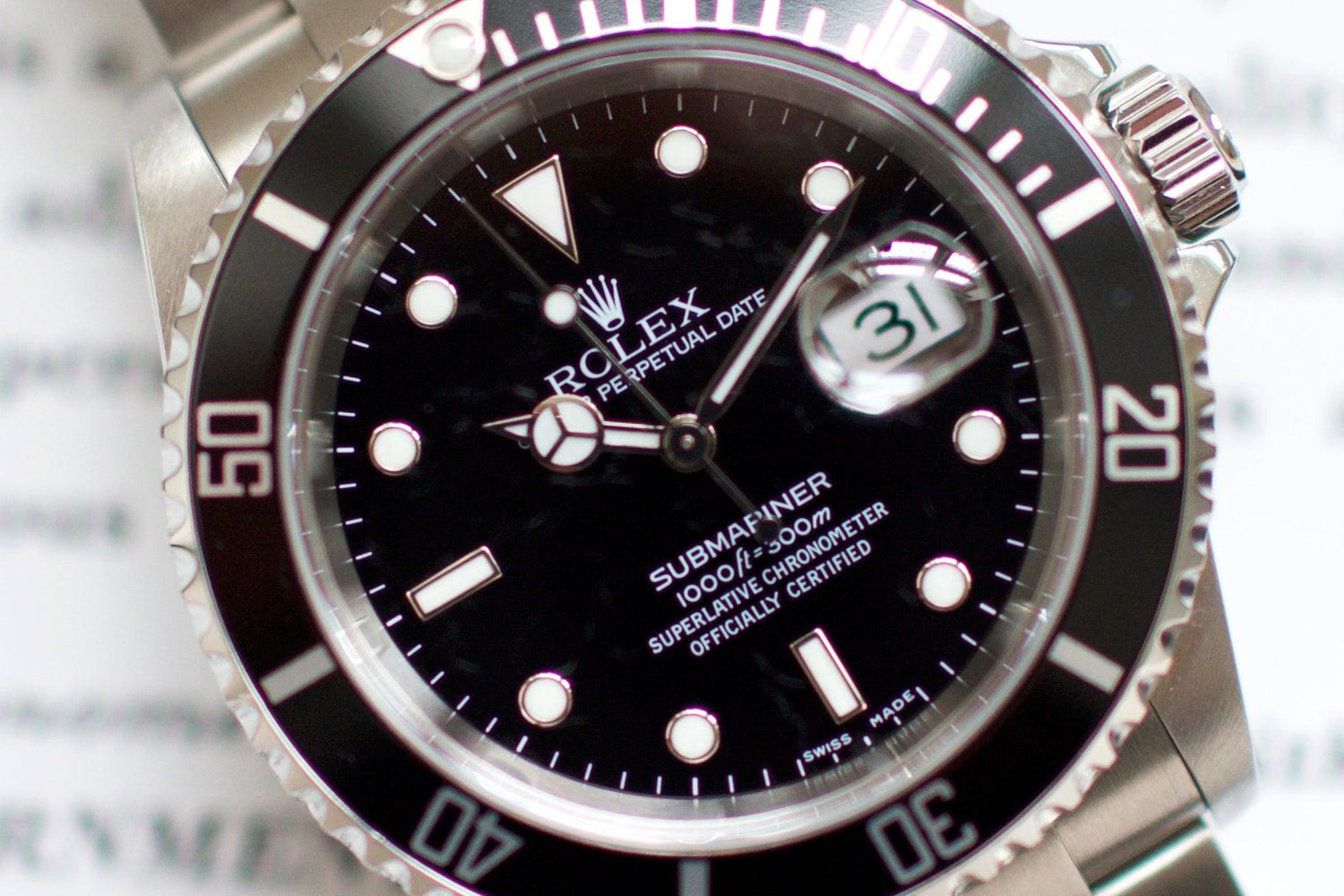 SOLDOUT: 2006 Rolex Submariner 16610 "T" - WearingTime Luxury Watches