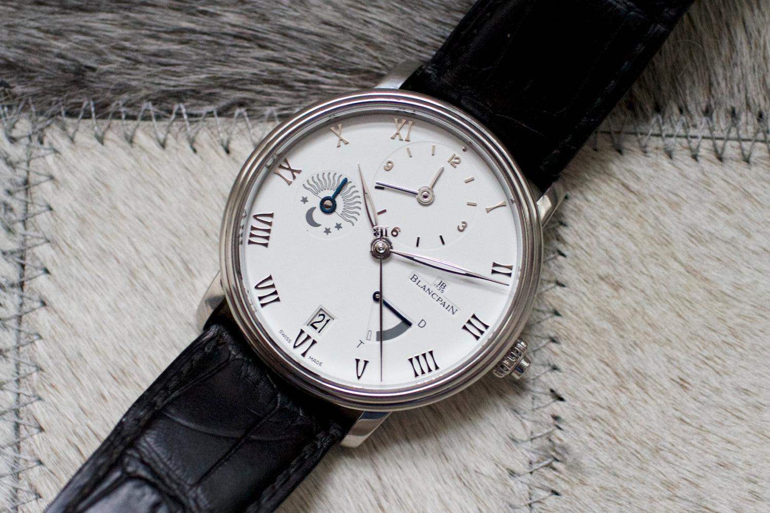 SOLDOUT: Blancpain Villeret Half TimeZone 6660 1127A 55B - WearingTime Luxury Watches