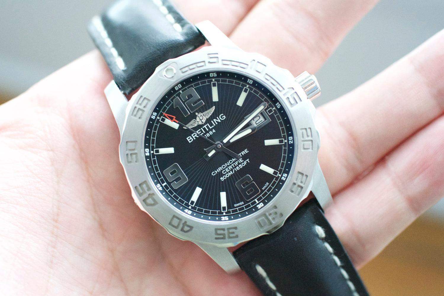 SOLDOUT: Breitling Colt 44 A7438710 Like NEW PAPERS AND BOX - WearingTime Luxury Watches