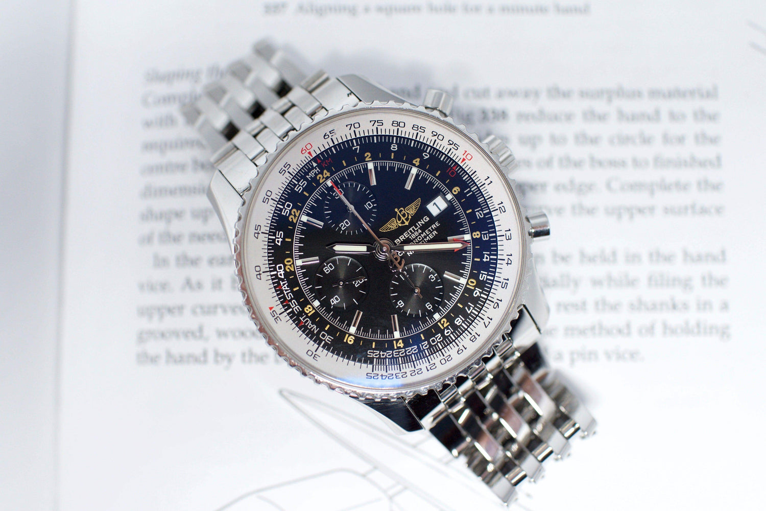 SOLDOUT: Breitling Navitimer World Chronograph - WearingTime Luxury Watches