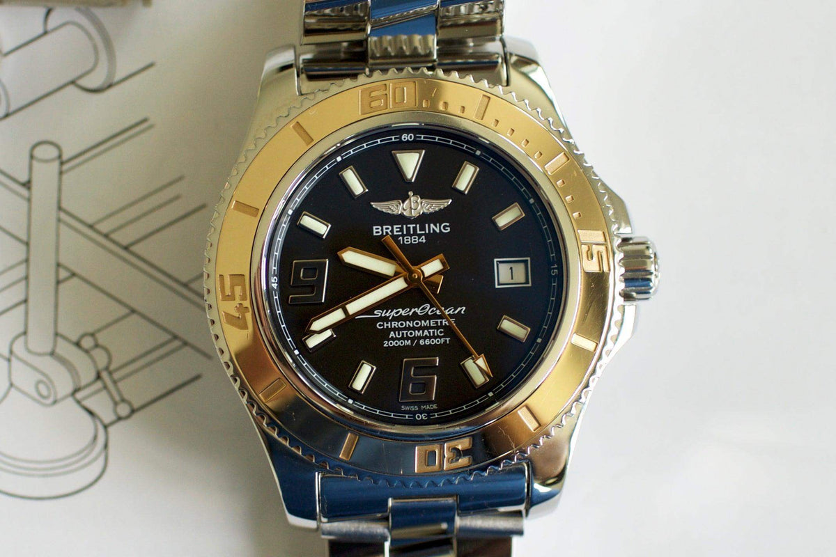 SOLDOUT: Breitling SuperOcean 44mm - WearingTime Luxury Watches