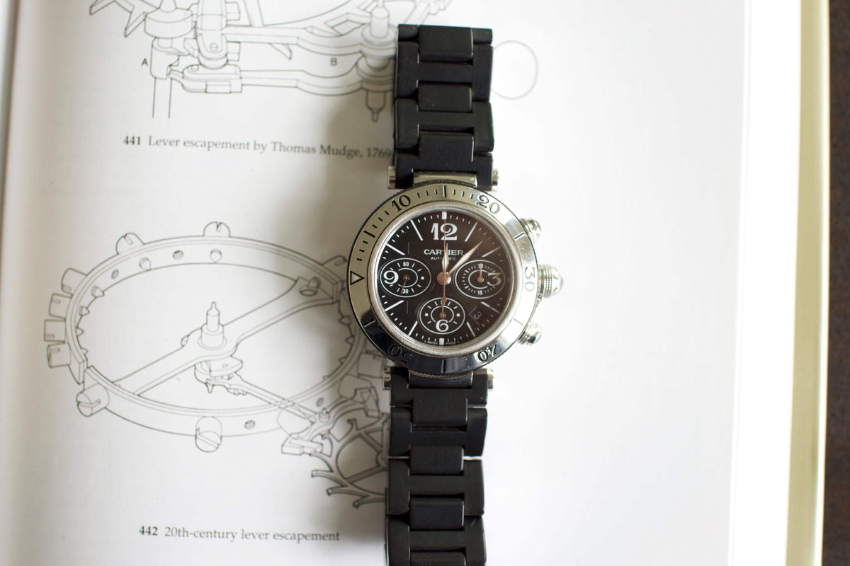 SOLDOUT: Cartier Pasha Chronograph - WearingTime Luxury Watches