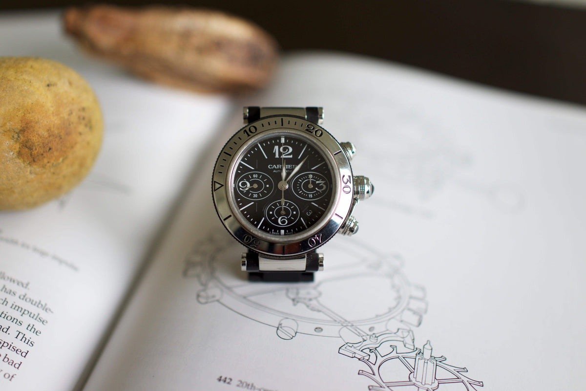 SOLDOUT: Cartier Pasha Chronograph - WearingTime Luxury Watches