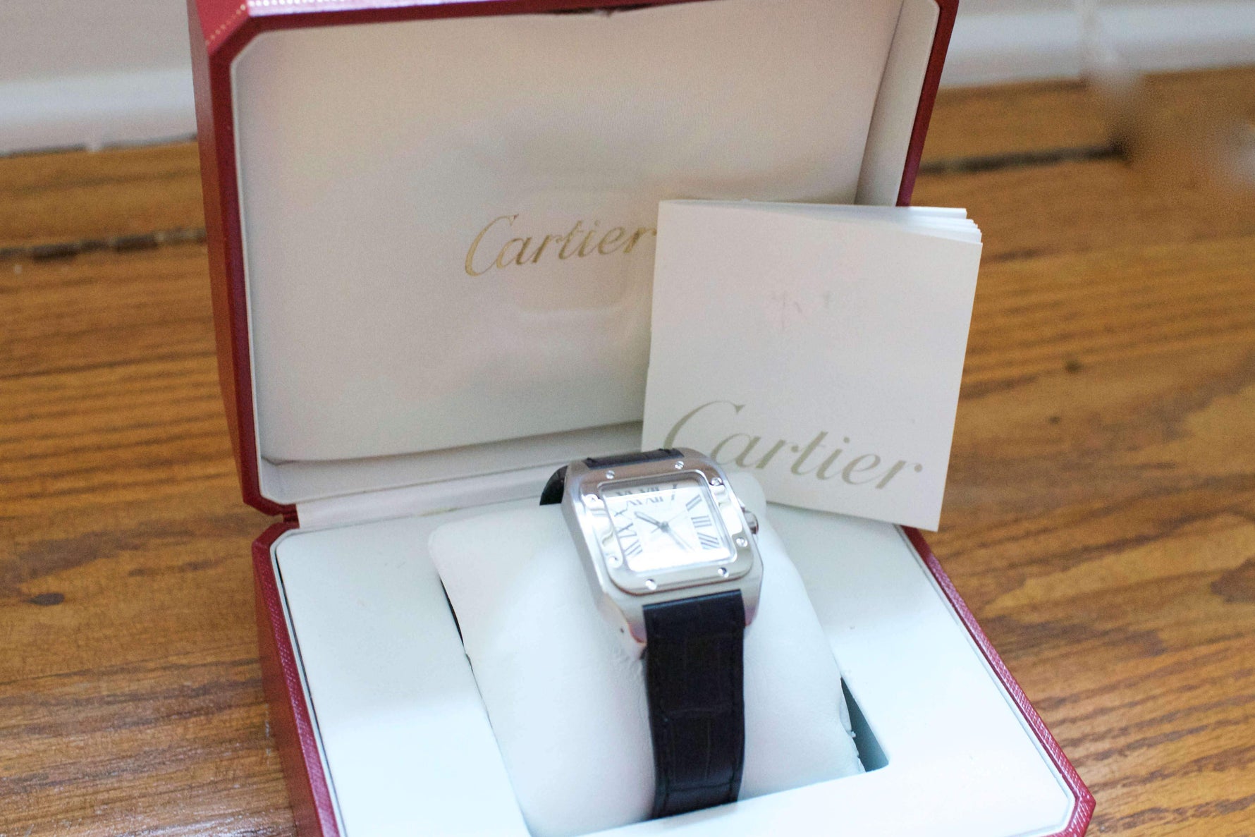 SOLDOUT: Cartier Santos 100 Steel Mid Size W20106X8 - WearingTime Luxury Watches