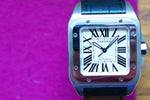 SOLDOUT: Cartier Santos 100 Steel Mid Size W20106X8 - WearingTime Luxury Watches
