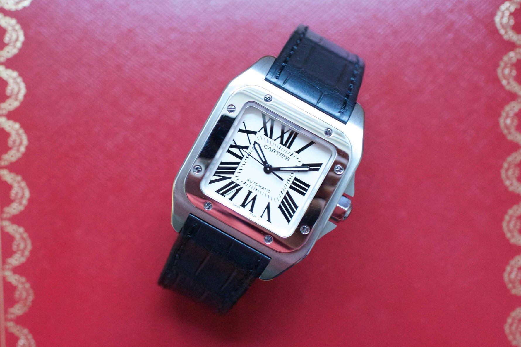 SOLDOUT: Cartier Santos 100 Steel Mid Size W20106X8 - WearingTime Luxury Watches