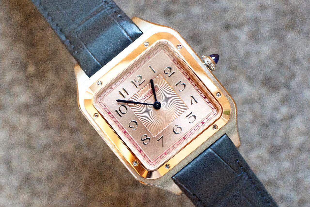 SOLDOUT: Cartier Santos Dumont XL Pink Gold and Steel Limited 500 W2SA0025 - WearingTime Luxury Watches
