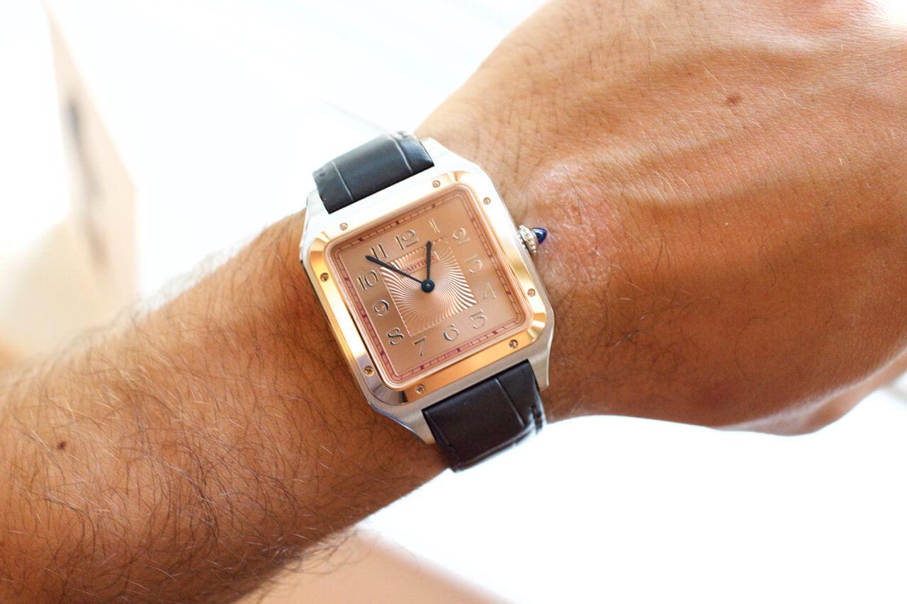 SOLDOUT: Cartier Santos Dumont XL Pink Gold and Steel Limited 500 W2SA0025 - WearingTime Luxury Watches