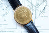 SOLDOUT: Ebel 18K Yellow Gold $20 Hidden Coin Watch Rare
