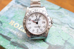 SOLDOUT: Explorer ii POLAR BOX AND PAPERS 16570 - WearingTime Luxury Watches