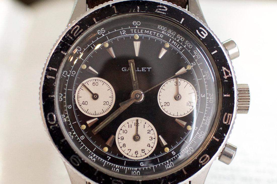 SOLDOUT: Gallet Pilot Chronograph MultiChron - WearingTime Luxury Watches
