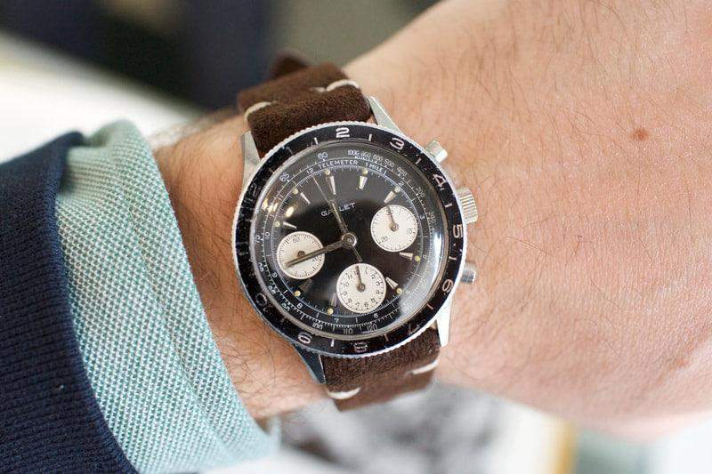 SOLDOUT: Gallet Pilot Chronograph MultiChron - WearingTime Luxury Watches