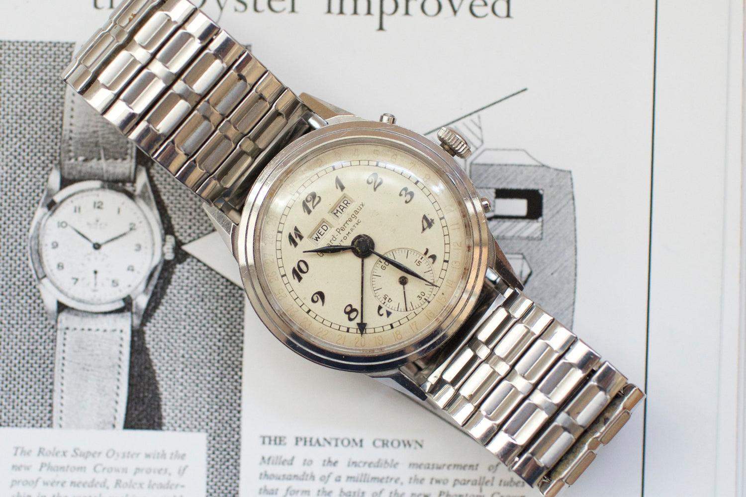 SOLDOUT: Girard Perregaux 6083 Vintage Triple Date - WearingTime Luxury Watches