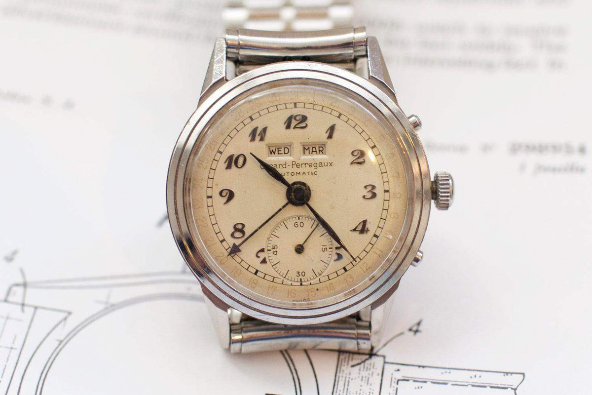 SOLDOUT: Girard Perregaux 6083 Vintage Triple Date - WearingTime Luxury Watches