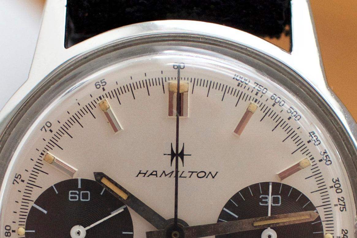 SOLDOUT: Hamilton 7723 Panda Vintage Chronograph - WearingTime Luxury Watches