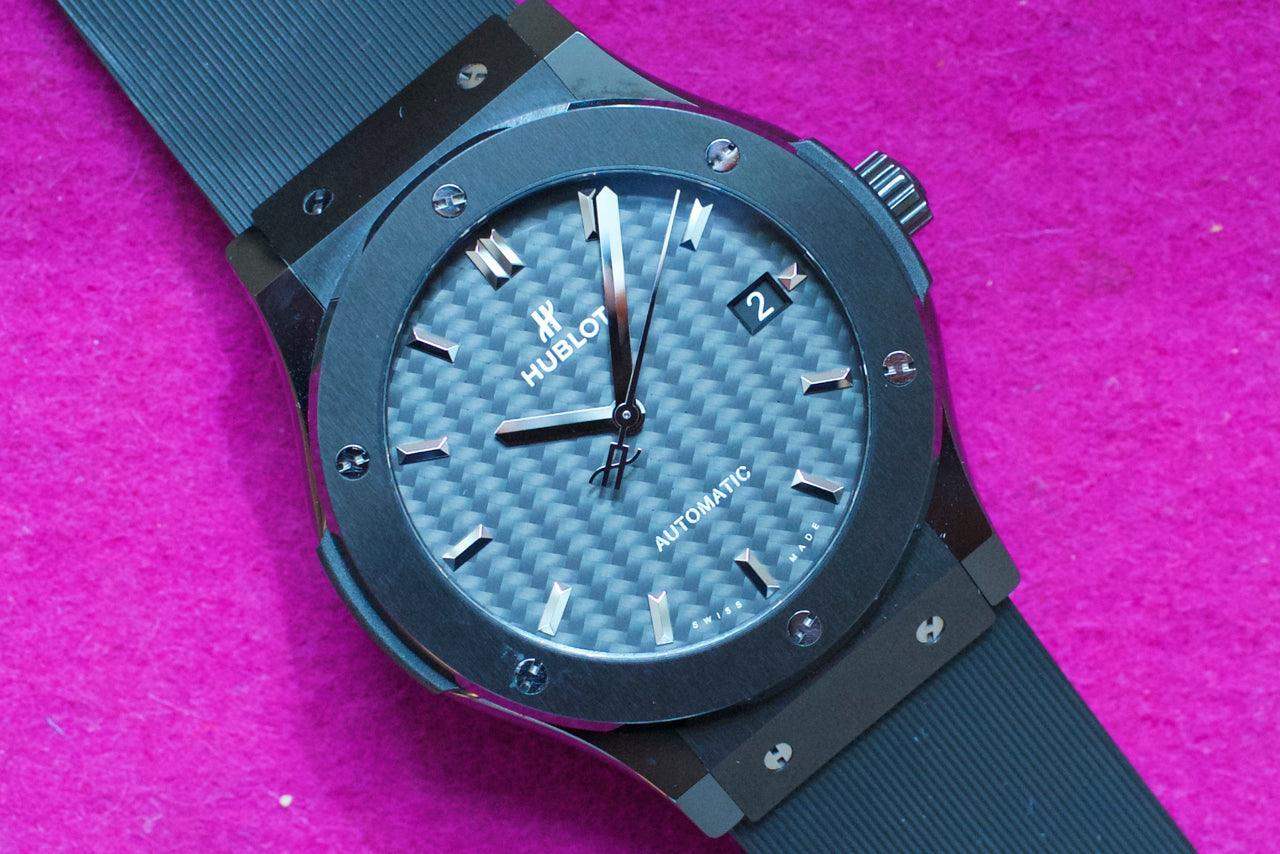 SOLDOUT: Hublot Classic Fusion 45mm 511.CM.1771.RX Box and Papers - WearingTime Luxury Watches