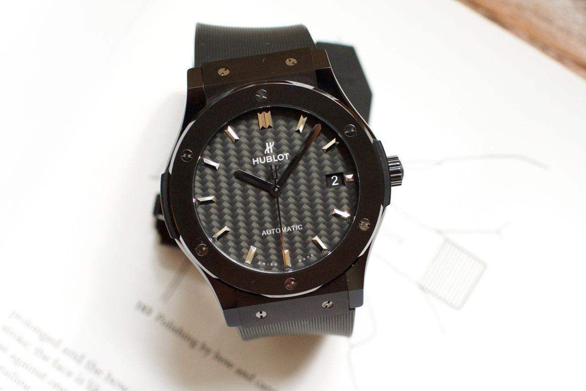 SOLDOUT: Hublot Classic Fusion 45mm 511.CM.1771.RX Box and Papers - WearingTime Luxury Watches