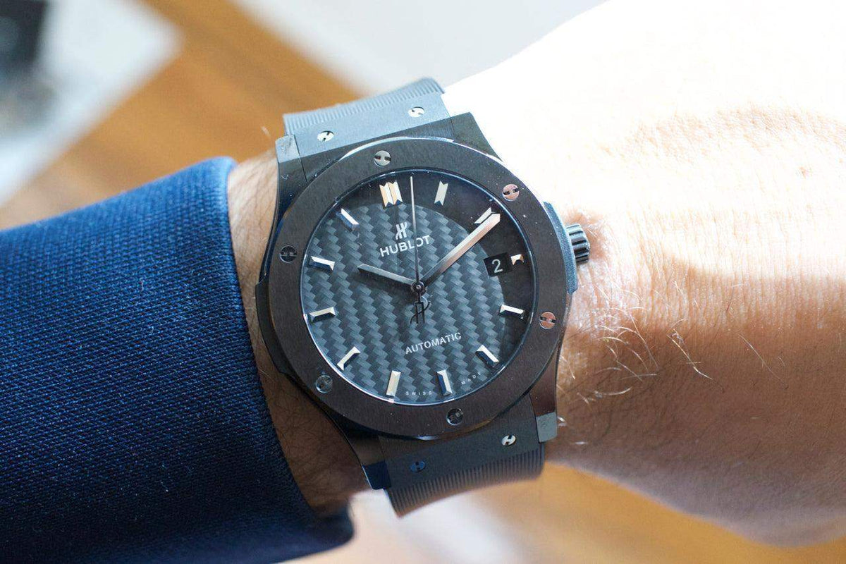 SOLDOUT: Hublot Classic Fusion 45mm 511.CM.1771.RX Box and Papers - WearingTime Luxury Watches