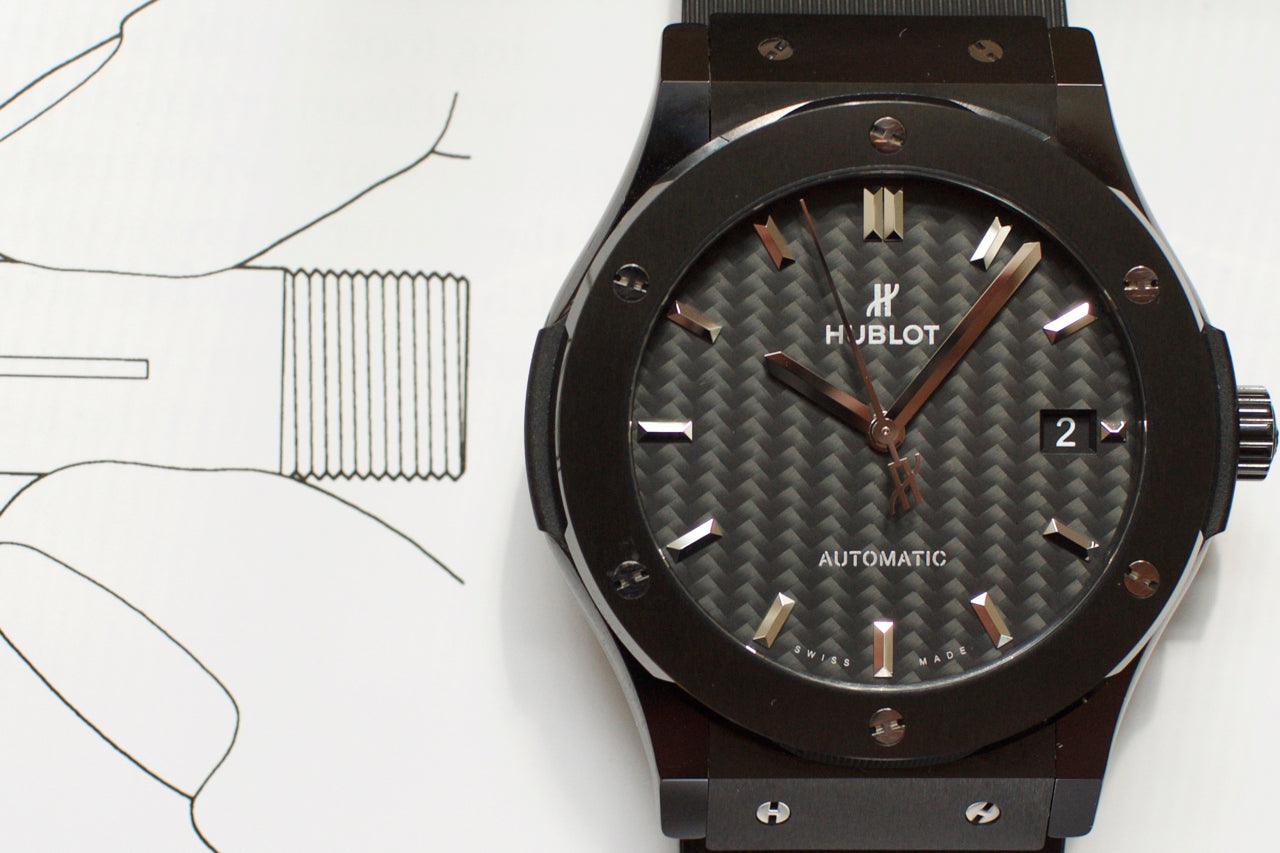 SOLDOUT: Hublot Classic Fusion 45mm 511.CM.1771.RX Box and Papers - WearingTime Luxury Watches