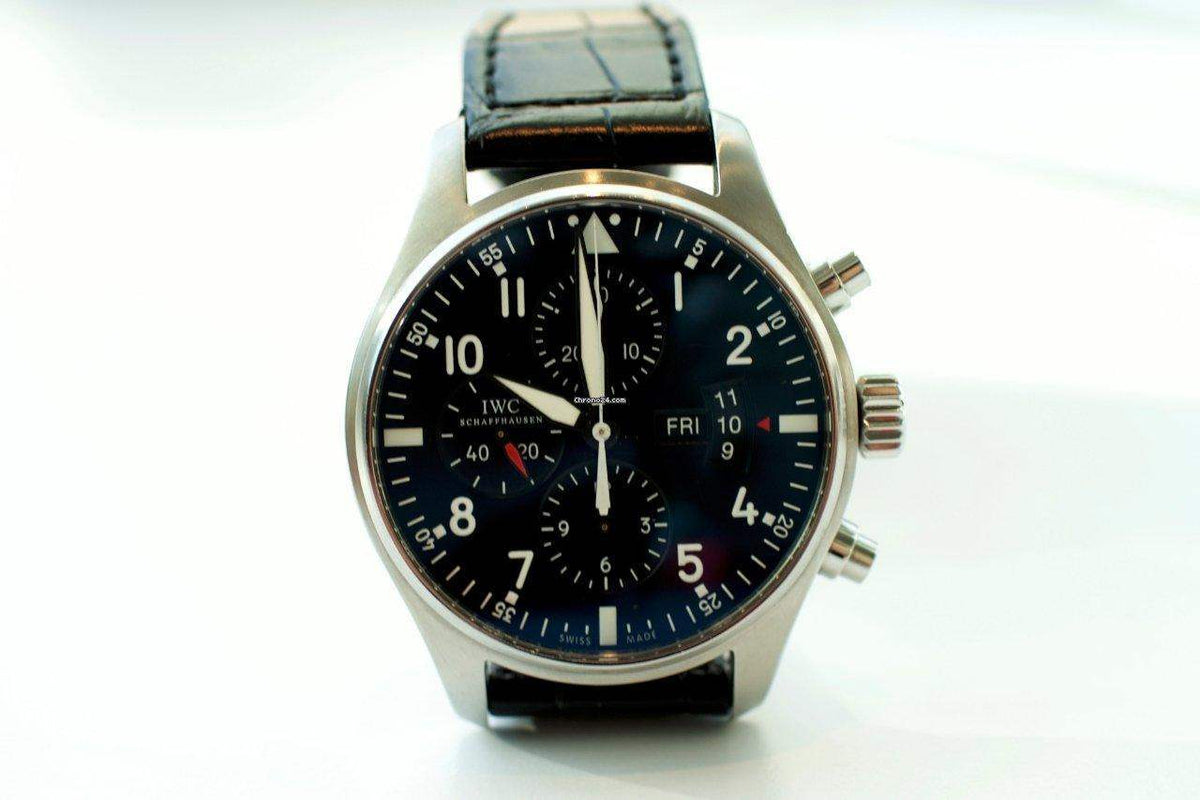 SOLDOUT: IWC 3777 Pilot Chronograph - WearingTime Luxury Watches