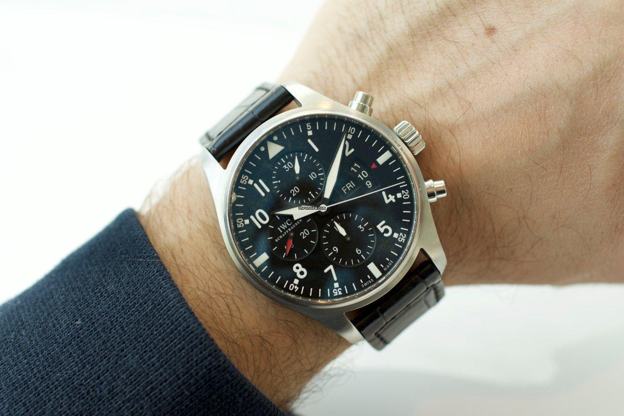 SOLDOUT: IWC 3777 Pilot Chronograph - WearingTime Luxury Watches