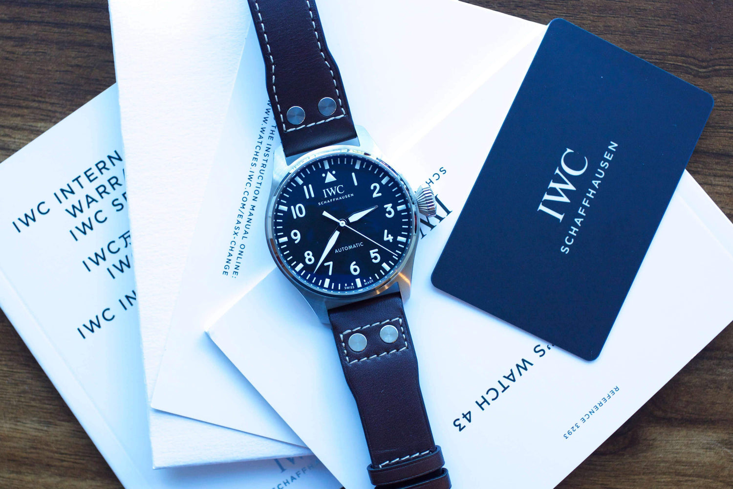 SOLDOUT: IWC Big Pilot's Watch 43 MM IW329301 Box and Papers 2021 - WearingTime Luxury Watches