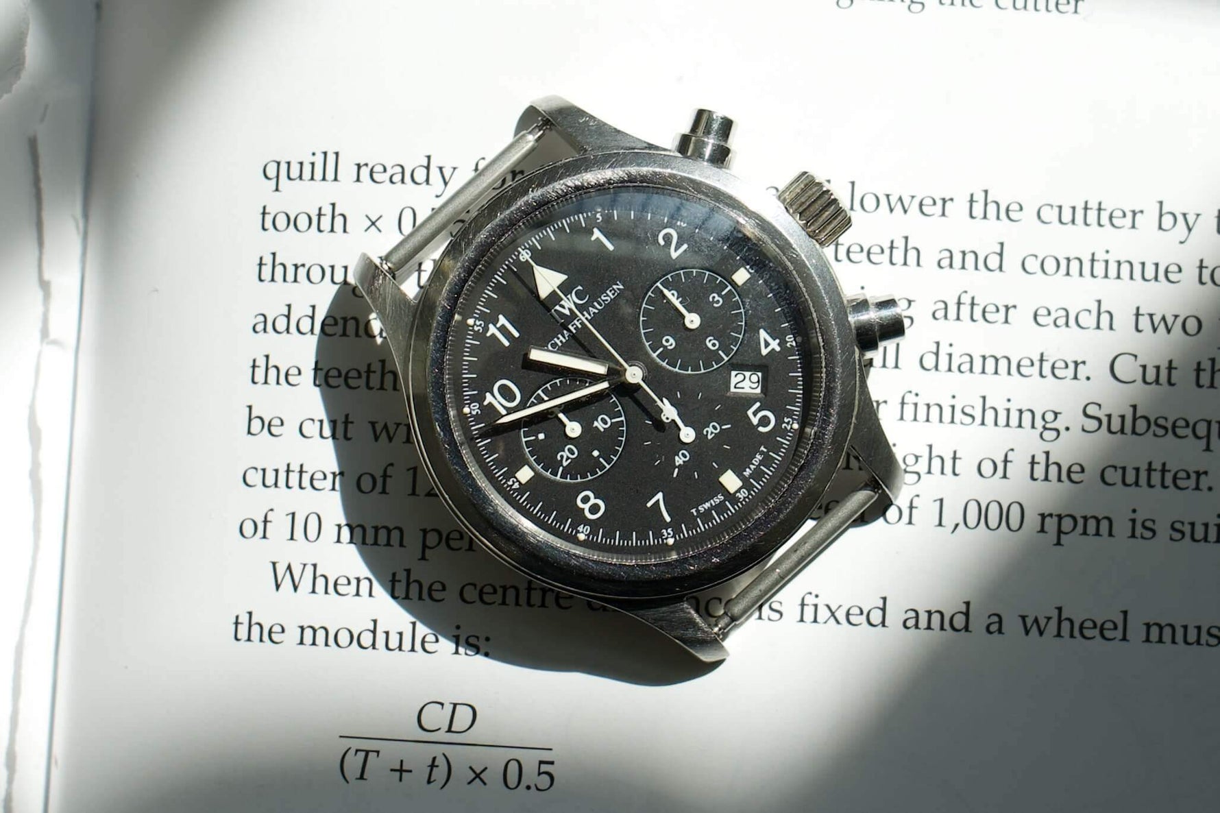 SOLDOUT: IWC Schaffhausen Flieger Chronograph Pilot 3741 Men Watch - WearingTime Luxury Watches