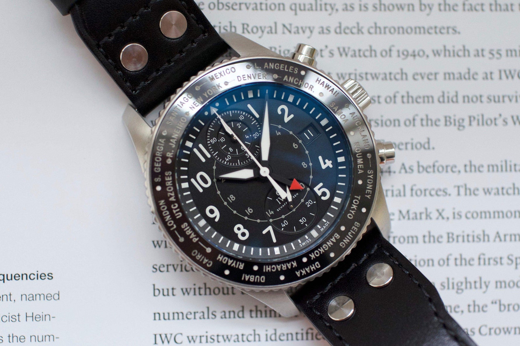 SOLDOUT: IWC Timezoner Chronograph IW395001 – WearingTime Luxury