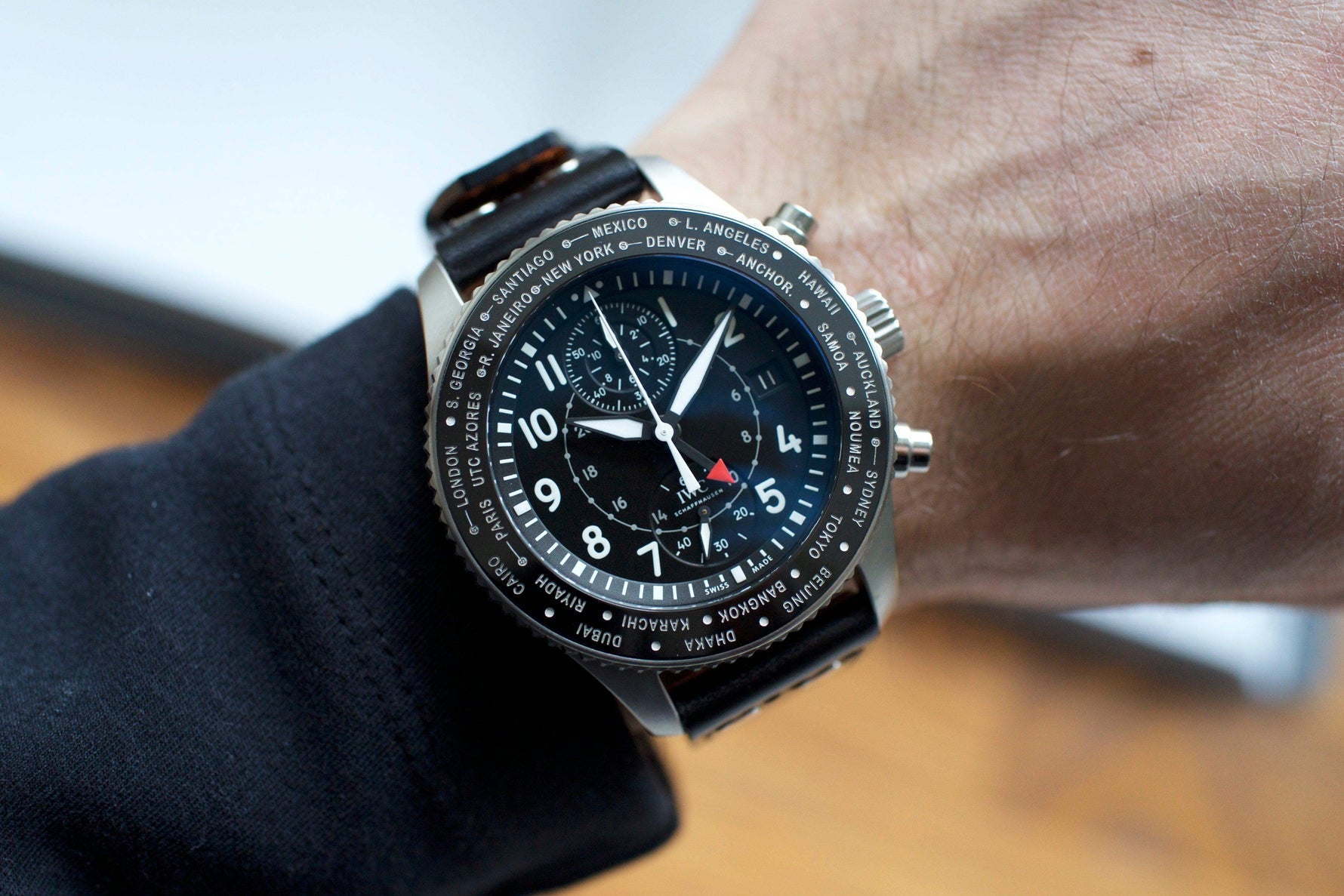 SOLDOUT: IWC Timezoner Chronograph IW395001 - WearingTime Luxury Watches