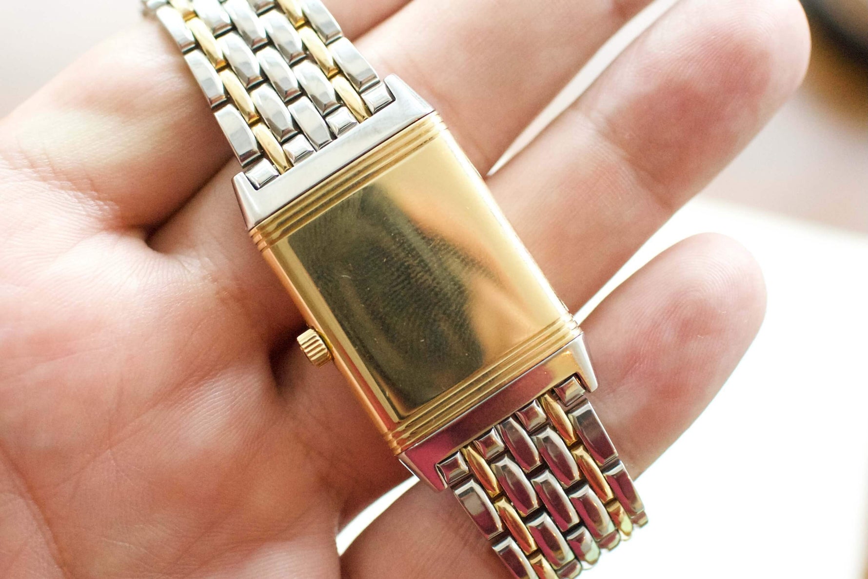 SOLDOUT: Jaeger LeCoultre Reverso Two Tone - WearingTime Luxury Watches