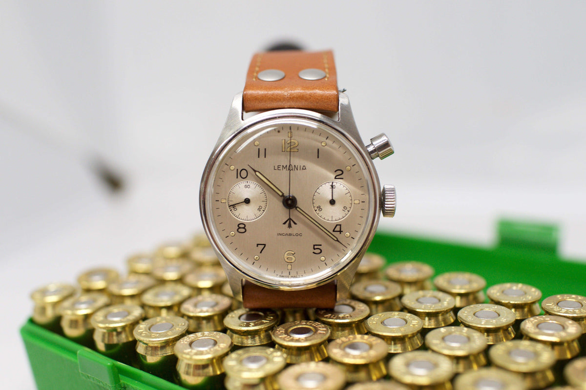 SOLDOUT: Lemania Mono-pusher Chrono - WearingTime Luxury Watches