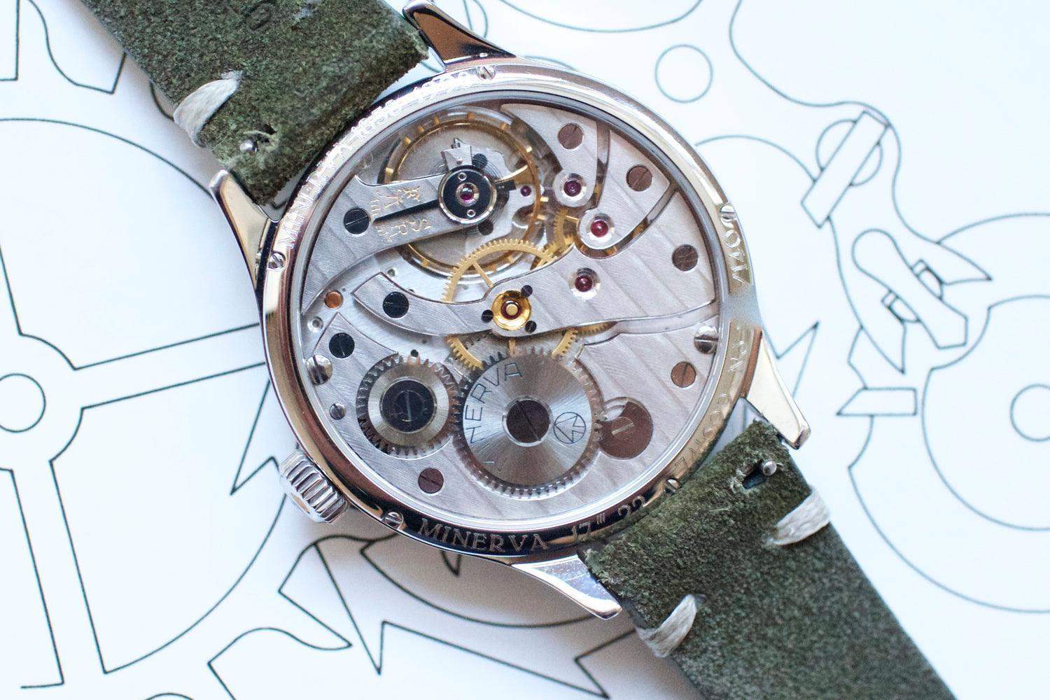 SOLDOUT: Minerva 140th Anniversary Limited Edition Mens Watch - WearingTime Luxury Watches