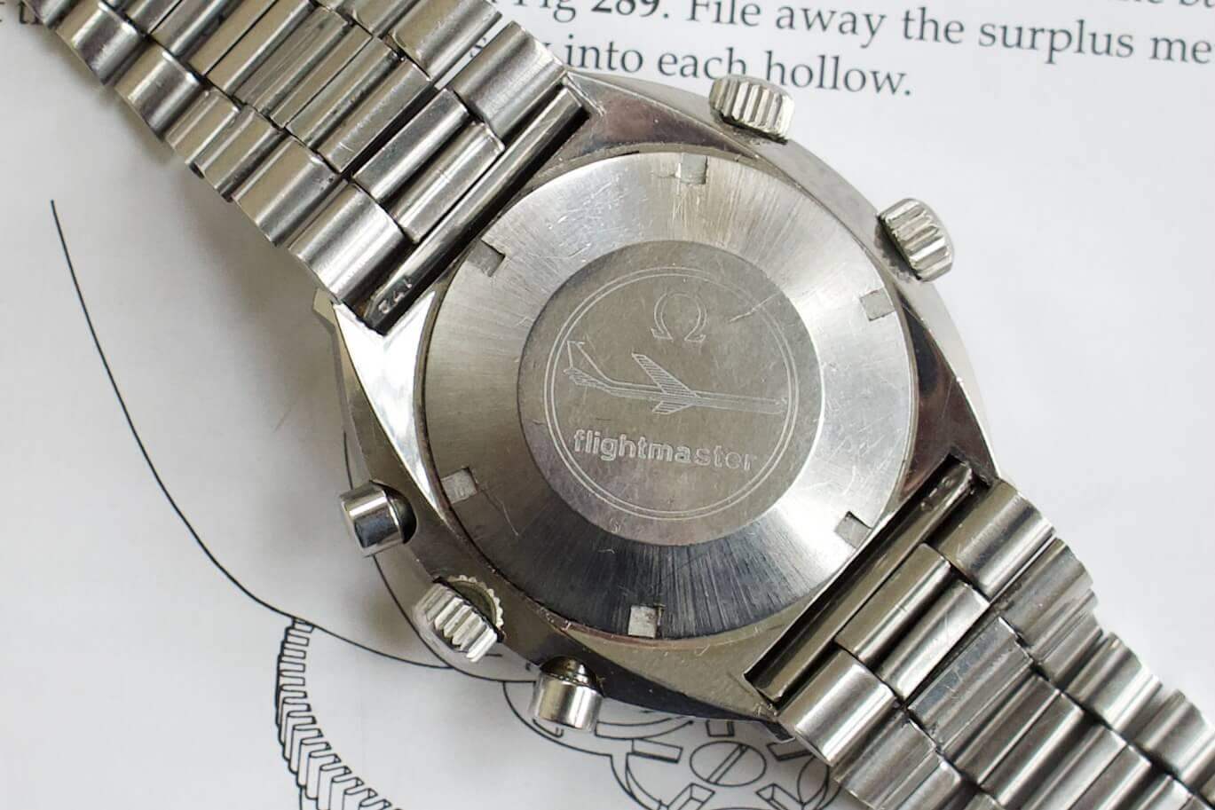 SOLDOUT: Omega FlightMaster Chronograph 1970s Vintage Reference 145.036 One Owner PAPERS - WearingTime Luxury Watches