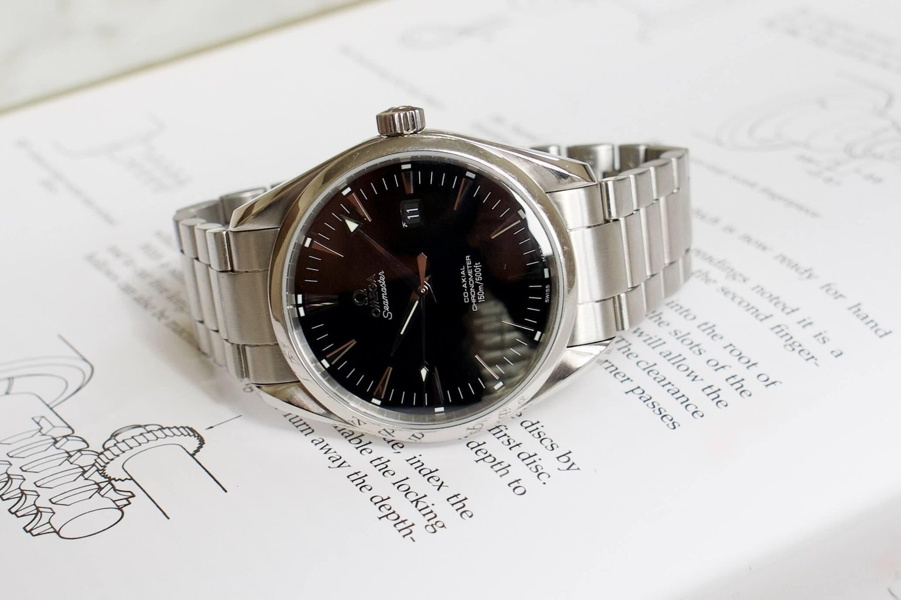 SOLDOUT: Omega Seamaster Aqua Terra Co-Axial Chronometer 150M Ref. 2502.50 - WearingTime Luxury Watches