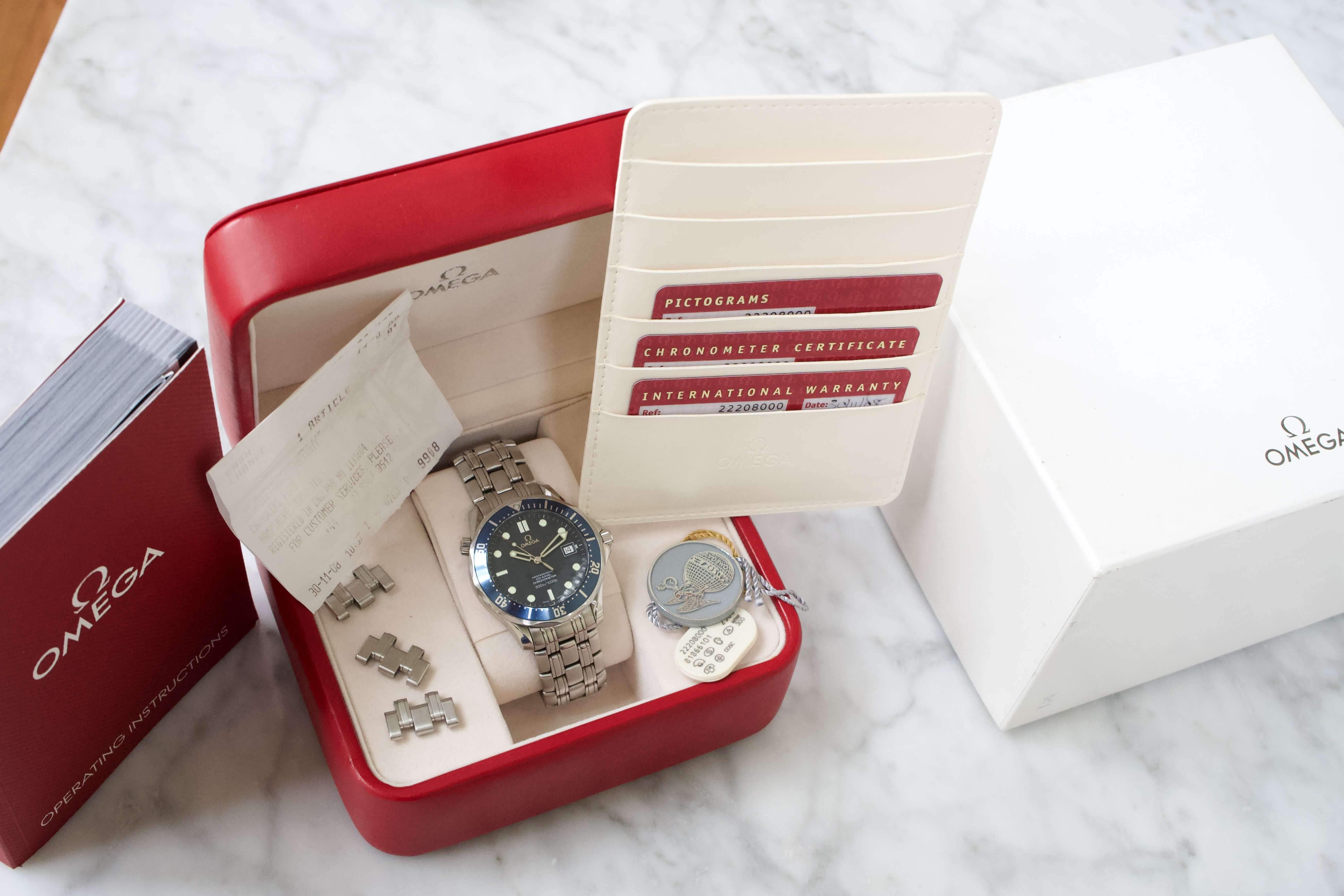 SOLDOUT OMEGA SEAMASTER BOND 300 Co Axial Chronometer 2220.80