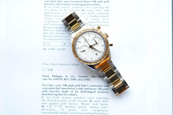 SOLDOUT: Omega Speedmaster ‘57 Co-Axial Chronograph Stainless Steel & 18K Red Gold Men’s Watch