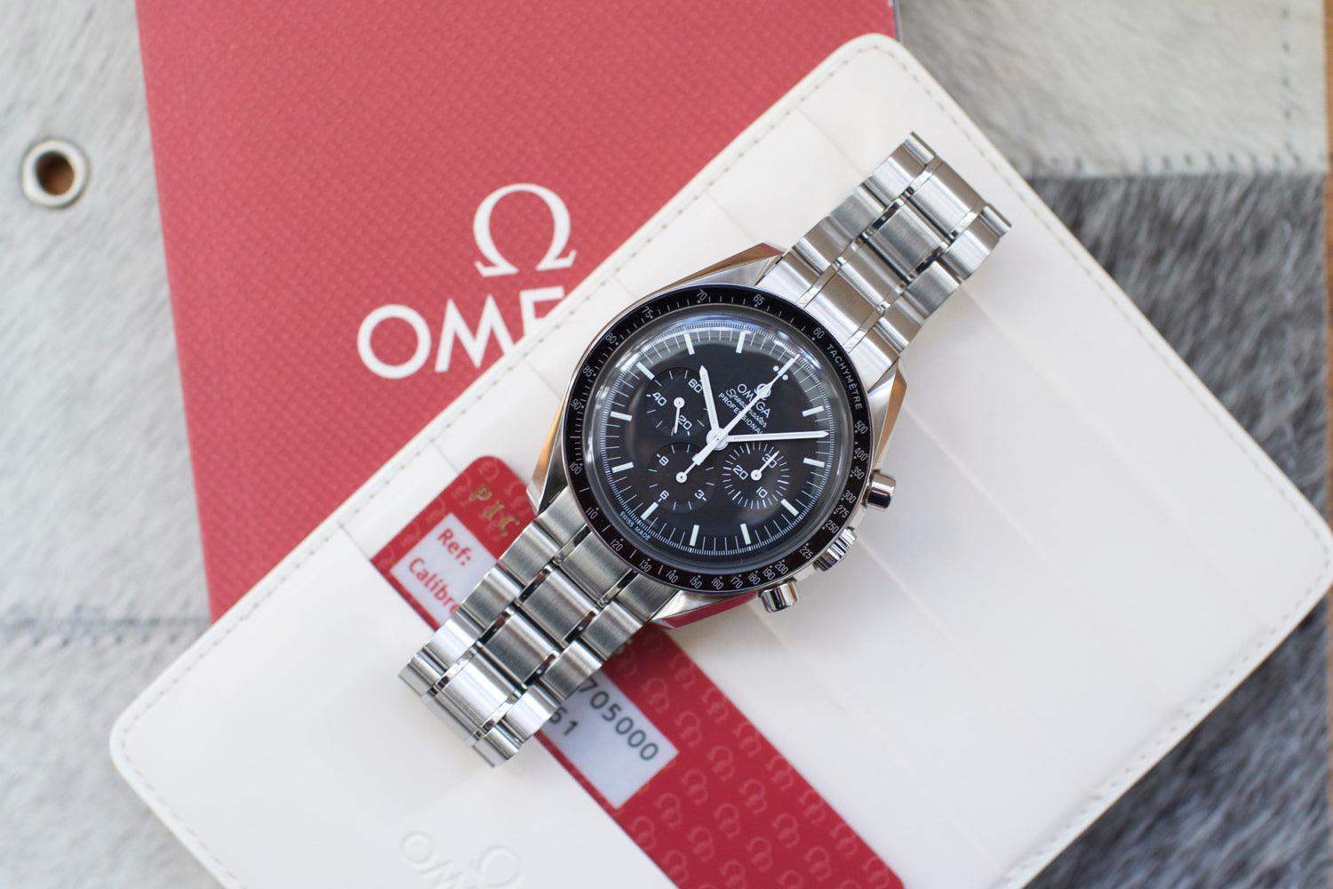 SOLDOUT: Omega Speedmaster Moon Watch 3570.50.00 Chronograph Steel Mens - WearingTime Luxury Watches