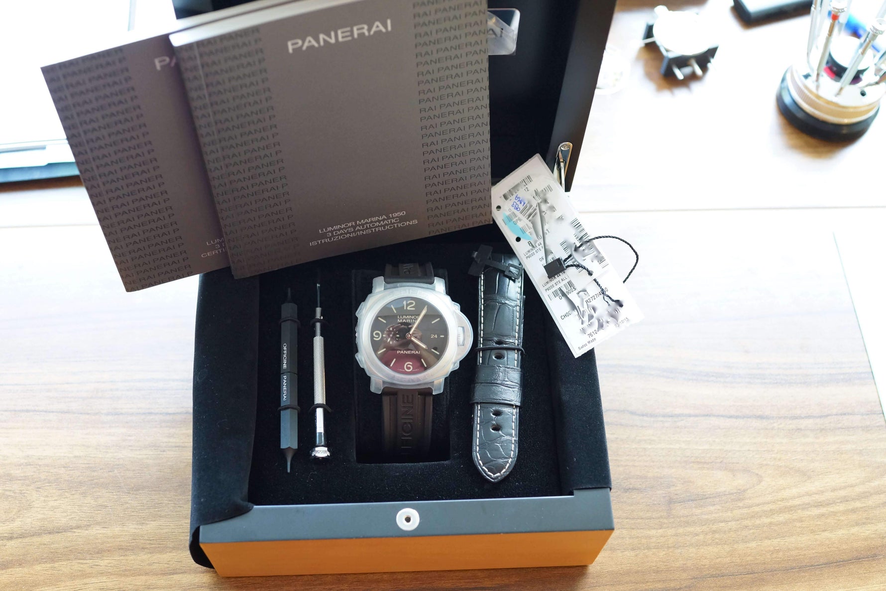 SOLDOUT: Panerai PAM 312 Luminor Marina Men's Watch 44mm - WearingTime Luxury Watches