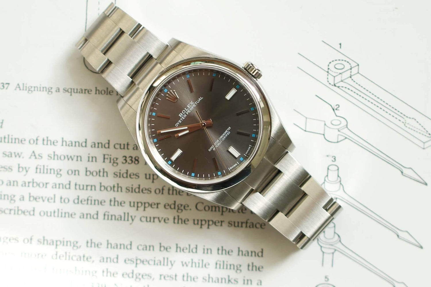 SOLDOUT: Rolex 114300 Oyster Perpetual 39mm Rhodium Dial Box and Papers One Owner - WearingTime Luxury Watches