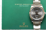 SOLDOUT: Rolex 114300 Oyster Perpetual 39mm Rhodium Dial Box and Papers One Owner