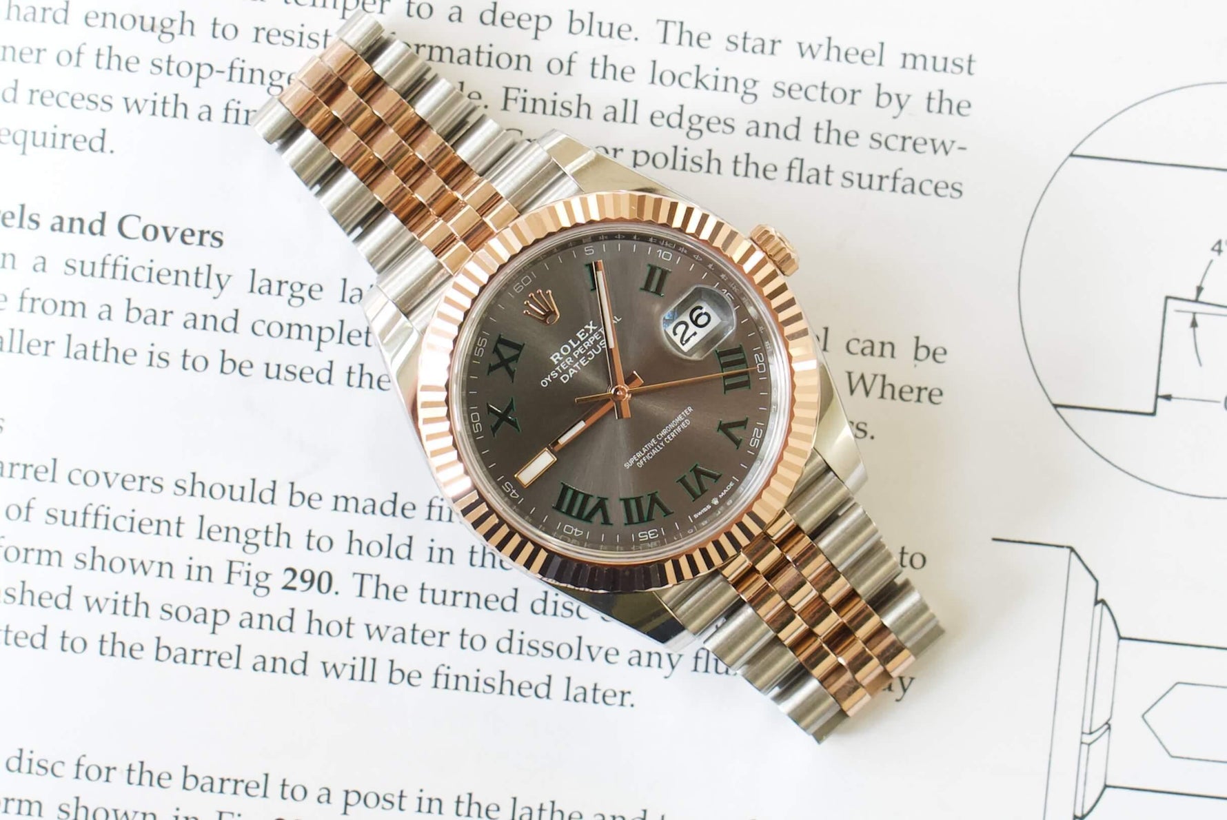 SOLDOUT: Rolex 126331 Datejust II Wimbeldon Two Tone Jubilee Steel Mens Watch 2021 Papers - WearingTime Luxury Watches