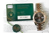 SOLDOUT: Rolex 126331 Datejust II Wimbeldon Two Tone Jubilee Steel Mens Watch 2021 Papers
