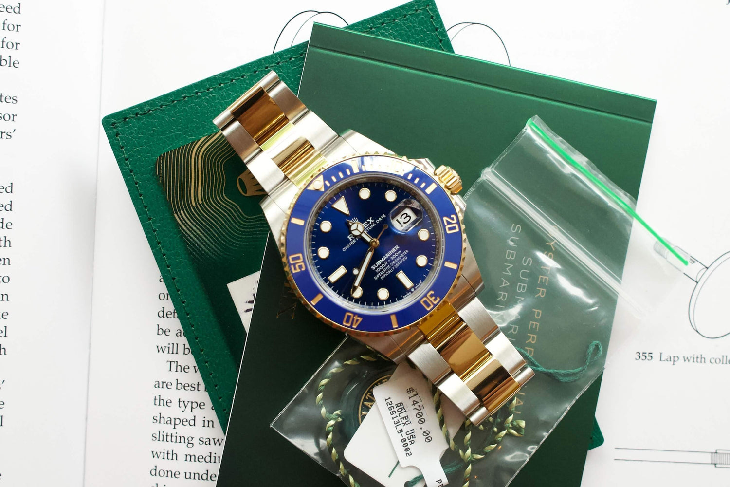 SOLDOUT: Rolex 126613LB Two Tone Submariner 2022 Box and Papers NEW - WearingTime Luxury Watches
