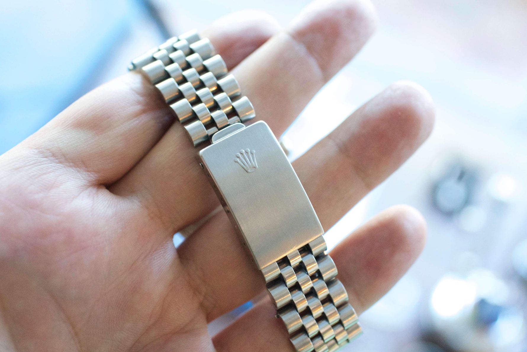SOLDOUT: Rolex 1501 Oyster Perpetual Date 34mm Jubilee Bracelet Service Box - WearingTime Luxury Watches